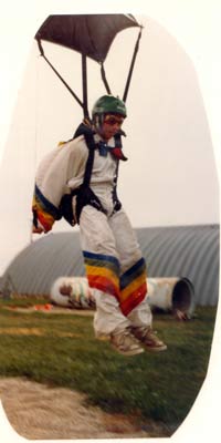 Dan landing in 1981.