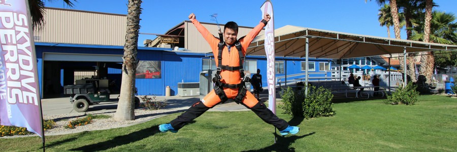 skydiving the perfect gift