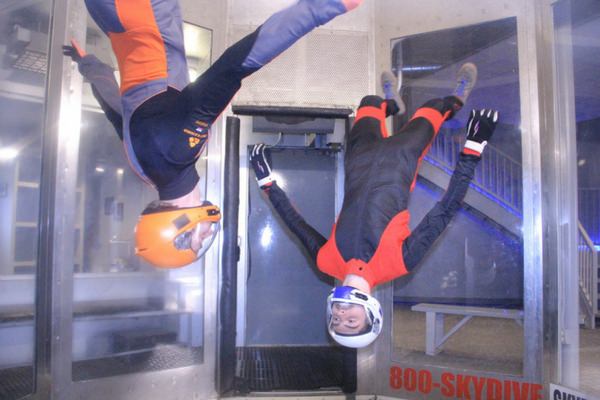 indoor skydiving tricks