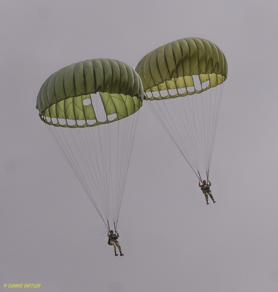 military parachutes